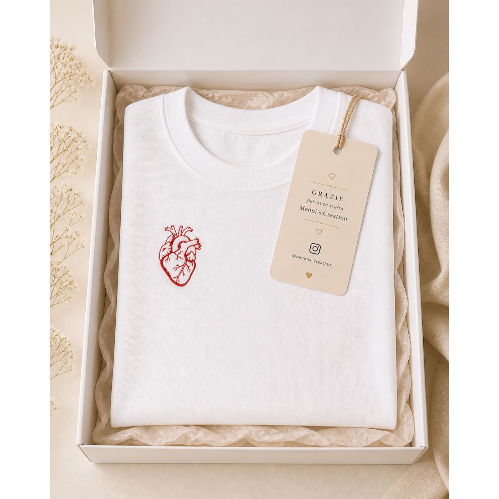 T-Shirt Ricamo pesonalizzato