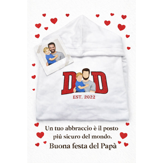 Felpa con ritratto personalizzato