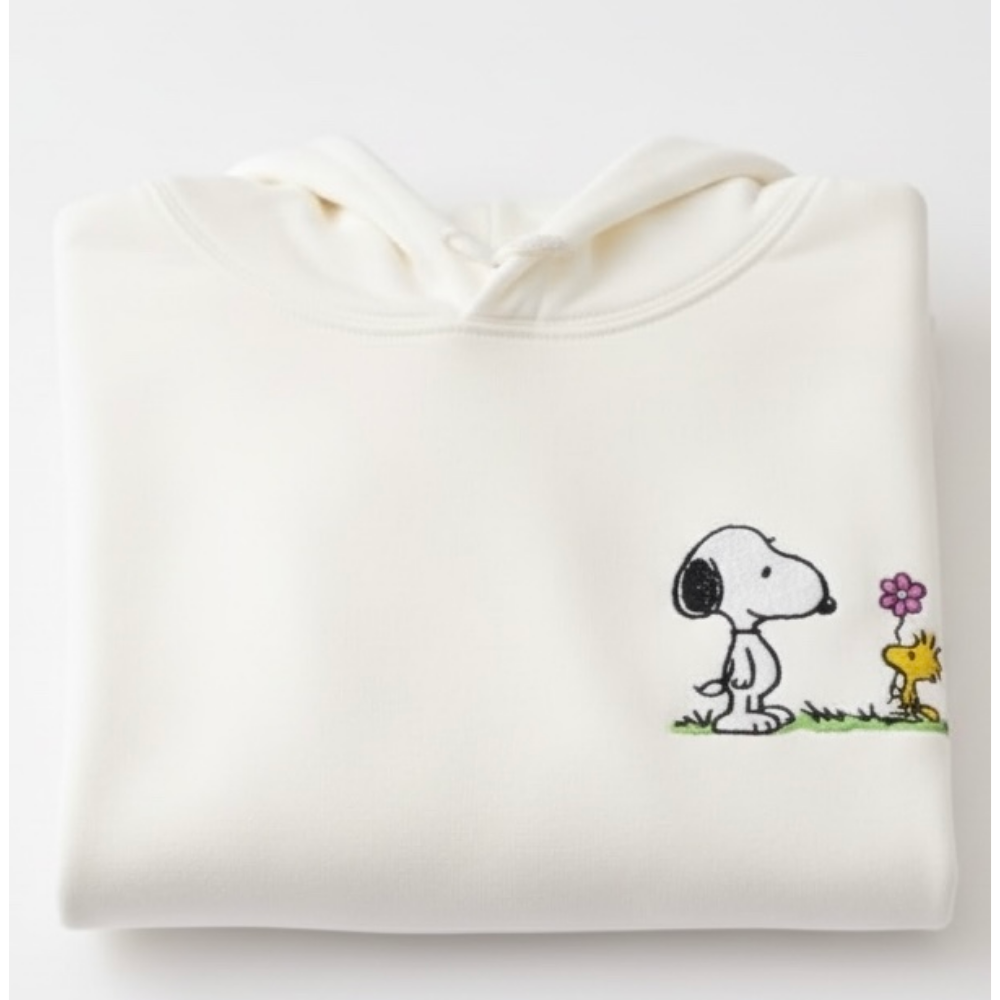 Felpa-Iconic-Snoopy & Woodstock peace