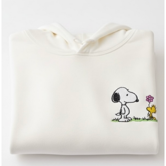 Felpa-Iconic-Snoopy & Woodstock peace