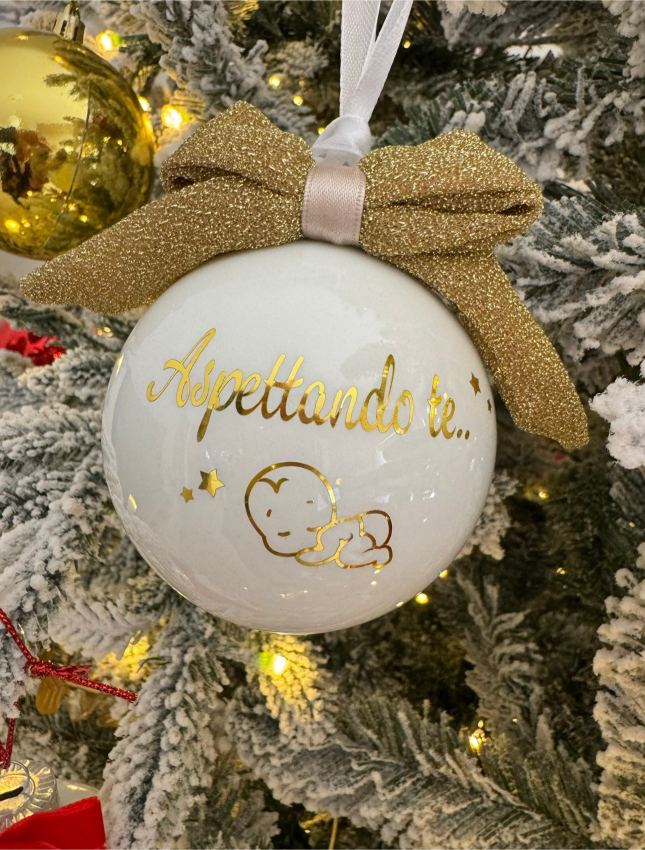 Sfera di Natale con Dedica
