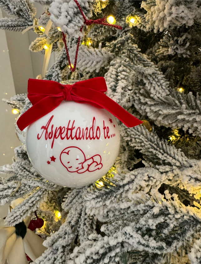Sfera di Natale con Dedica